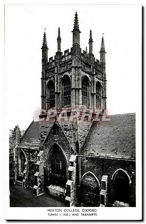 Carte Postale Ancienne Oxford Merion College Tower and transepts