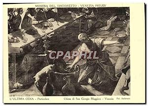 Imagen del vendedor de Carte Postale Ancienne Mostra Del Tintoretto Venezia L'Ultima Cena a la venta por CPAPHIL