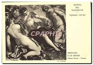 Immagine del venditore per Carte Postale Ancienne Mostra Del Tintoretto Venezia Mercurio Le Grazie venduto da CPAPHIL