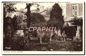 Image du vendeur pour Carte Postale Ancienne Clermont Ferrand Fontaine Petrifiante des Grottes du Perou de St Alyre mis en vente par CPAPHIL