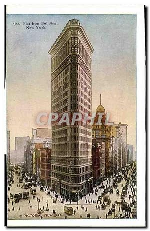 Image du vendeur pour Carte Postale Ancienne Flat Jron Building New York mis en vente par CPAPHIL