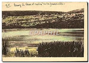 Carte Postale Ancienne Etang de Vaux et Ravin de la Fausse Cote