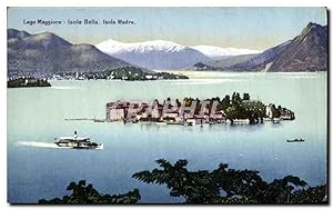 Bild des Verkufers fr Carte Postale Ancienne Lago Maggiore nIsola Bella Isola Madre zum Verkauf von CPAPHIL