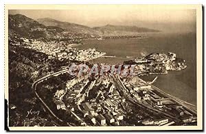 Carte Postale Ancienne Cote D'Azur Monte Carlo vue Panoramique