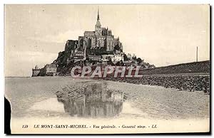 Carte Postale Ancienne Le Mont Saint Michel vue générale