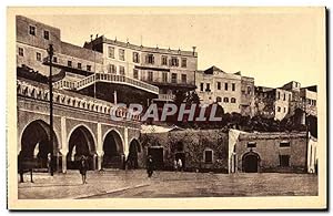 Carte Postale Ancienne Tanger Prise de la Ville Cote du port