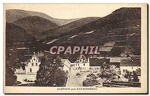 Carte Postale Ancienne Alspach pres Kaysersberg