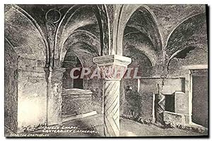 Carte Postale Ancienne Canterbury Cathedral Gabriels Chapel