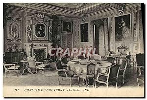 Carte Postale Ancienne Château de Cheverny Le Salon