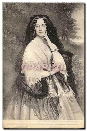 Carte Postale Ancienne Château de Keriolet Portrait de la princesse Narischkine Comtesse de Chauv...