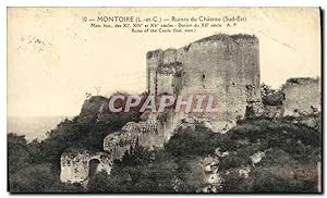 Carte Postale Ancienne Montoire Ruines du Château