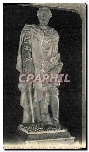 Bild des Verkufers fr Carte Postale Ancienne Pau Statue de Henri IV zum Verkauf von CPAPHIL