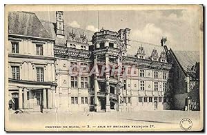 Bild des Verkufers fr Carte Postale Ancienne Chteau de Blois Ale et Escalier Francois ler zum Verkauf von CPAPHIL