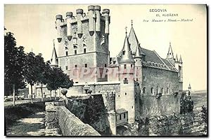 Carte Postale Ancienne Segovia El Alcazar