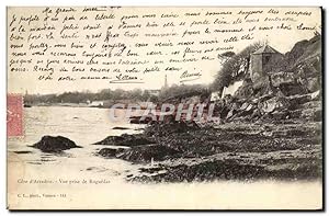 Carte Postale Ancienne Cote d'Arradon vue prise de Roguedas