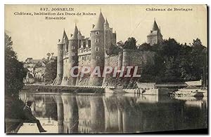 Carte Postale Ancienne Château de Josselin Habitation des Ducs de Rohan Ensemble