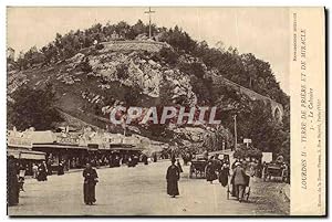 Carte Postale Ancienne Lourdes lTerre de Priere et de Miracle Le Calvaire