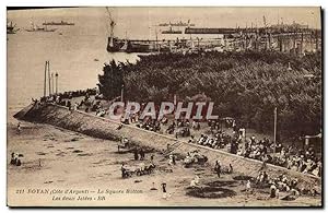 Image du vendeur pour Carte Postale Ancienne Royan Le Square Botton Les Deux Jetes mis en vente par CPAPHIL