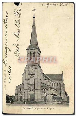 Carte Postale Ancienne La Poote L'Eglise