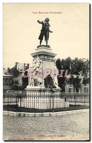 Bild des Verkufers fr Carte Postale Ancienne Tarbes Statue Danton zum Verkauf von CPAPHIL