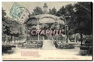 Image du vendeur pour Carte Postale Ancienne Nancy Pepiniere Kiosque de Musique mis en vente par CPAPHIL