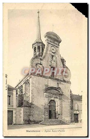 Carte Postale Ancienne Maintenon Eglise Saint Pierre
