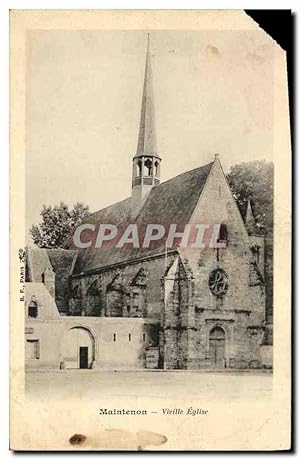 Carte Postale Ancienne Maintenon Vieille Eglise