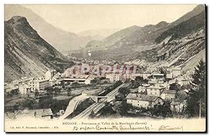 Carte Postale Ancienne Modane Fourneaux et Vallée de Maurienne