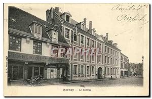 Carte Postale Ancienne Bernay Le College Greboval