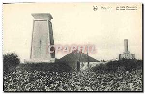 Carte Postale Ancienne Waterloo Les Trois Monuments