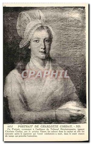Immagine del venditore per Carte Postale Ancienne Revolution franaise Portrait de Charlotte Corday venduto da CPAPHIL