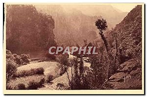 Carte Postale Ancienne Gorges Du Tarn Le Pas de Souci ou le Tarn Se Perd