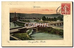 Seller image for Carte Postale Ancienne Givors Les quatre ponts for sale by CPAPHIL