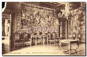 Bild des Verkufers fr Carte Postale Ancienne Pau Chteau Henri IV Cour d'honneur zum Verkauf von CPAPHIL