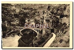 Carte Postale Ancienne Gorges du Tarn Saint Chely