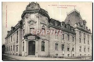 Image du vendeur pour Carte Postale Ancienne Nancy Institut de Mathematiques et de Physique mis en vente par CPAPHIL