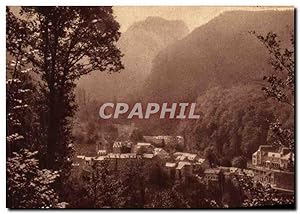 Bild des Verkufers fr Carte Postale Ancienne Eaux Bonnes vue gnrale Point de depart ou d'arrivee de la route thermale du col d'Aubisque zum Verkauf von CPAPHIL