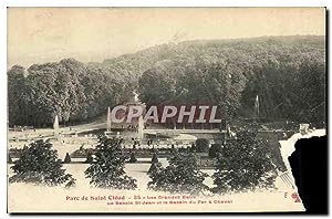 Carte Postale Ancienne St Cloud Les Grandes Eaux Le Bassin St Jean et le bassin du fer a cheval