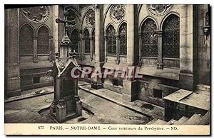 Image du vendeur pour Carte Postale Ancienne Paris Eglise Notre Dame Cour intrieure du presbytere mis en vente par CPAPHIL