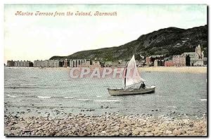 Carte Postale Ancienne Marine Terraoe From the Island Barmouth