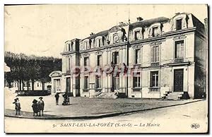 Bild des Verkufers fr Carte Postale Ancienne Saint Leu La fort La Mairie zum Verkauf von CPAPHIL