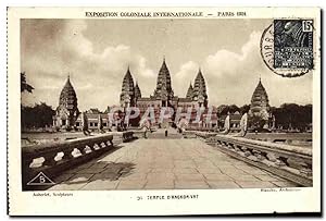 Seller image for Carte Postale Ancienne Exposition Coloniale Internationale Paris 1931 temple d'Angkor Vat for sale by CPAPHIL