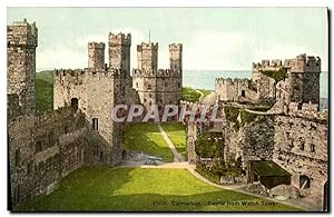 Carte Postale Ancienne Carnarvon Castle From Watch Tower
