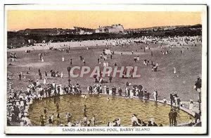 Carte Postale Ancienne Sands And Bathing Pool Barry Island