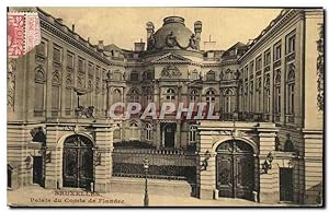 Carte Postale Ancienne Bruxelles Palais Du Comte de Flandre