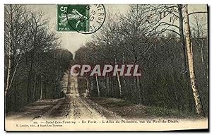 Bild des Verkufers fr Carte Postale Ancienne Saint Leu Taverny L'alle du perimetre vue du Pont au diable zum Verkauf von CPAPHIL