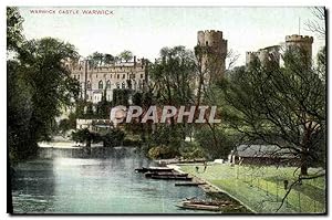 Carte Postale Ancienne Warwick Castle Warwick