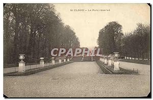 Bild des Verkufers fr Carte Postale Ancienne St Cloud Le Parc Reserve zum Verkauf von CPAPHIL