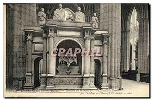 Carte Postale Ancienne St Denis Tombeau de Francois 1er de Claude de France par Philibert de l'Orne