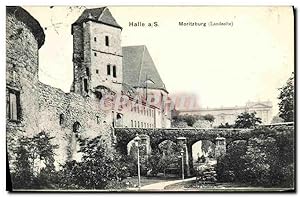 Carte Postale Ancienne Halle a S Moritzburg